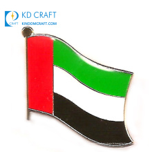 Nouveau badge d&#39;épinglette en métal personnalisé abu dhabi dubai croisé amitié fête nationale émail époxy drapeau personnalisé uae pin